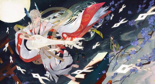 阴阳师瑶音紧那罗CG，奏响世间的绝妙乐章（CV:南条爱乃）